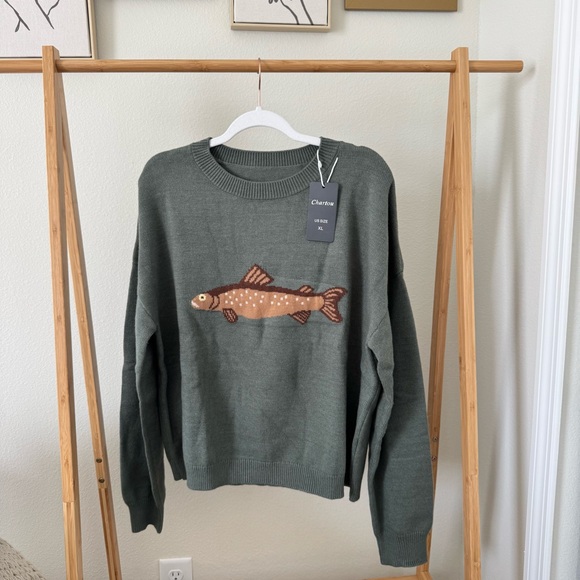 Amazon Sweaters - Fish Knit Sweater